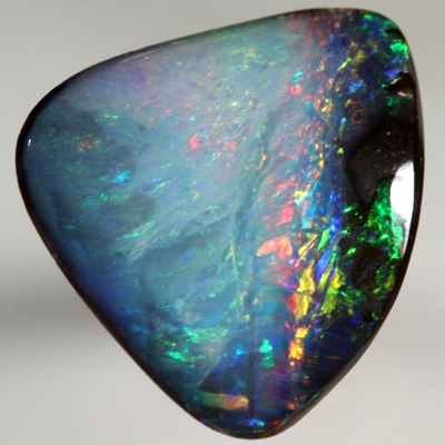 SOLID BOULDER OPAL Bright explosions of fire SEE VIDEO